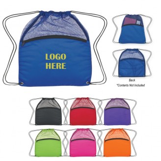 Mesh Sports Pack w/ Zippered Pocket
